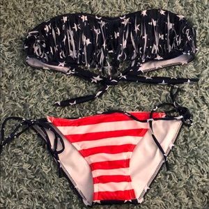 *NEVER WORN* American Flag Bikini